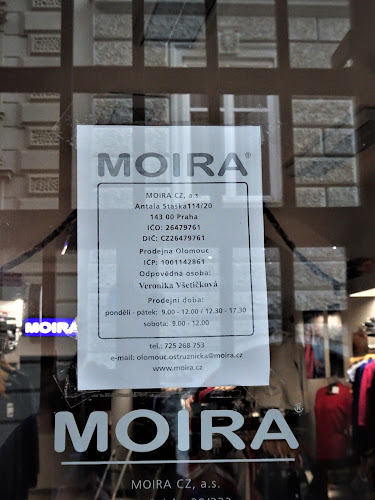 MOIRA CZ, a.s. - Prodejna sportovních potřeb