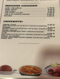 Restaurant Naan Rapide à Roubaix (la carte)