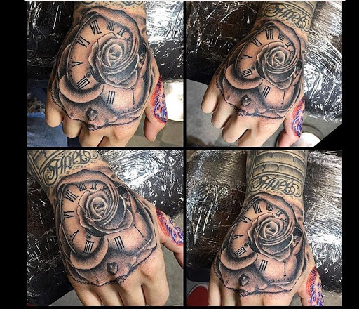Explore thistle tattoo ideas, creative tattoo ideas in Saint Augustine, available at Ms. Deborahs Fountain of Youth Tattoo & Body Piercing
