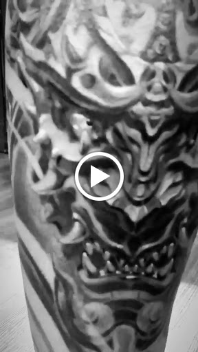 Explore back of the thigh tattoo ideas, creative tattoo ideas in Fort Lauderdale, available at Magik 5 Tattoo