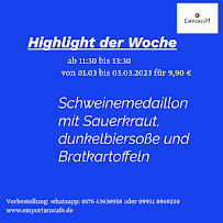 Emporium à Plattling menu