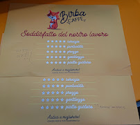 Menu / carte de Birba Caffe' di Gianello Monica à Serravalle Sesia