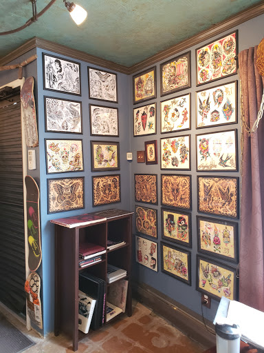 Explore halloween theme tattoo ideas, creative tattoo ideas in Rochester, available at Apple Tattoo