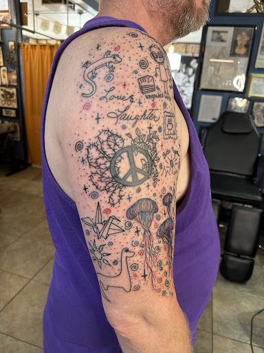 Explore captain america tattoo ideas, creative tattoo ideas in Grand Junction, available at Calamity Janes Tattoo & Piercing