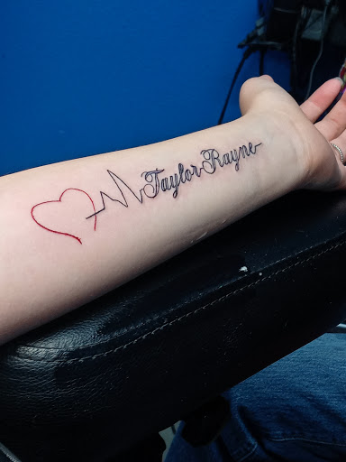 Explore healing symbol tattoo ideas, creative tattoo ideas in Milton, available at Psychotic Tattoo Studio LLC