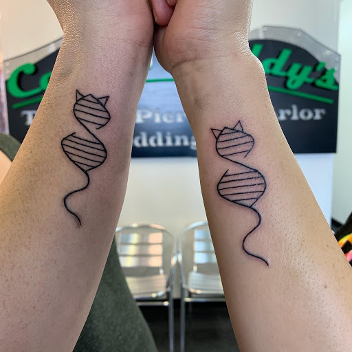 Explore tattoo sleeve black and grey ideas, creative tattoo ideas in Redding, available at Caddy Daddys