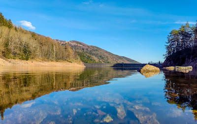 Barrage lac d'Alfeld à Sewen