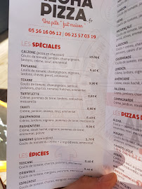 Pizzeria ALOHA PIZZA Saint Médard en jalles à Saint-Médard-en-Jalles (la carte)
