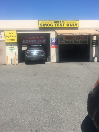 Brea's Smog Test Only