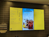 Menu du McDonald's à Berlin