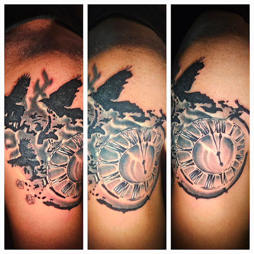 Explore tattoo ideas for memory of mom, creative tattoo ideas in Angola, available at Hoodlum Ink