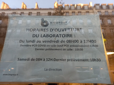 Centre de Dépistage Covid-19 à Paris