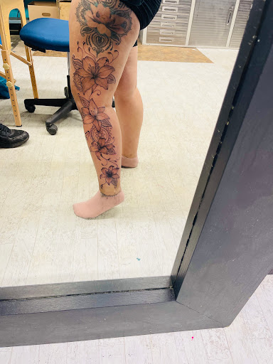 Explore barber tattoo ideas, creative tattoo ideas in Cherokee, available at Indian Ink Tattoo Studio