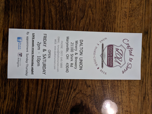 Winery «Dalton Union Winery», reviews and photos, 21100 Shirk Rd, Marysville, OH 43040, USA