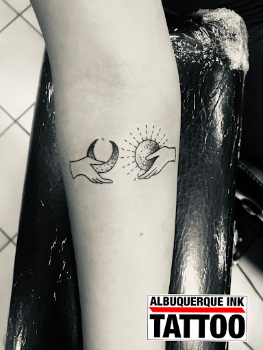 Explore tattoo fill in ideas for men, creative tattoo ideas in Albuquerque, available at Albuquerque Ink tattoo College Plaza