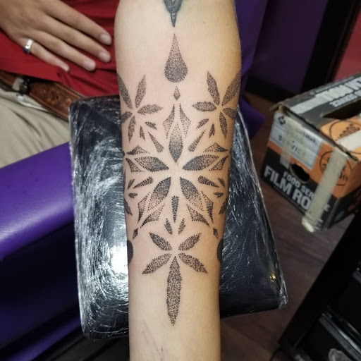 Explore sick tattoo ideas for guys, creative tattoo ideas in Easley, available at Peach Pit Tattoo