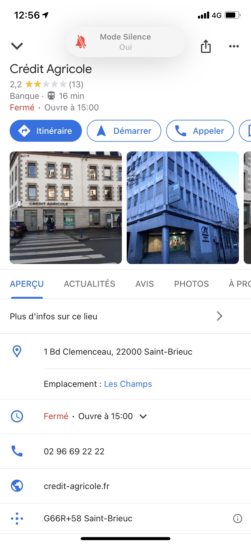 Photo n° 1 de l'avis de Alexis.a fait le 13/01/2022 à 12:13