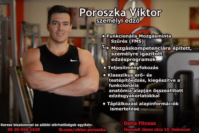 Poroszka Viktor személyi edző - Edzőterem
