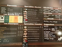 Menu du French Coffee Shop à Montpellier
