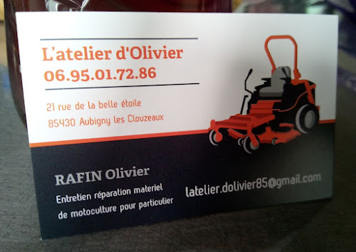 Magasin de matériel de motoculture L'Atelier d'Olivier Aubigny-Les Clouzeaux