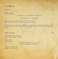 Oh Restaurant à Aix-en-Provence menu