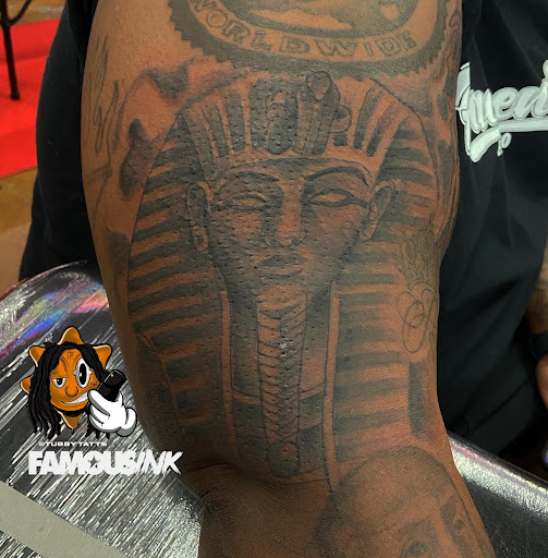 Explore lord shiva tattoo ideas, creative tattoo ideas in Hammond, available at Famous Ink, Inc.