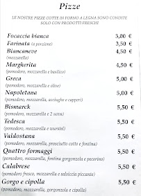 Carte du Da Lisa à Turin