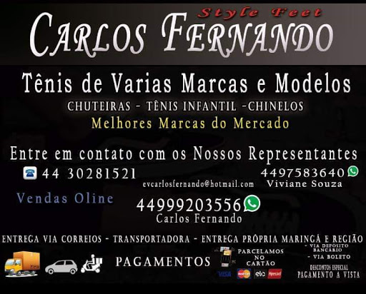 Logo da empresa - C.F CALÇADOS
