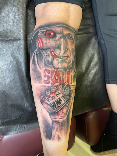 Explore cute spooky tattoo ideas, creative tattoo ideas in Watford City, available at Soulful Ink Studios