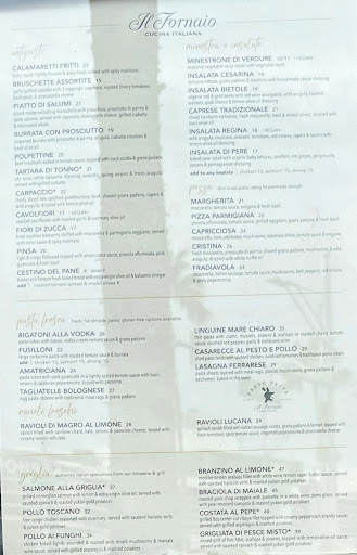 Cardápio 