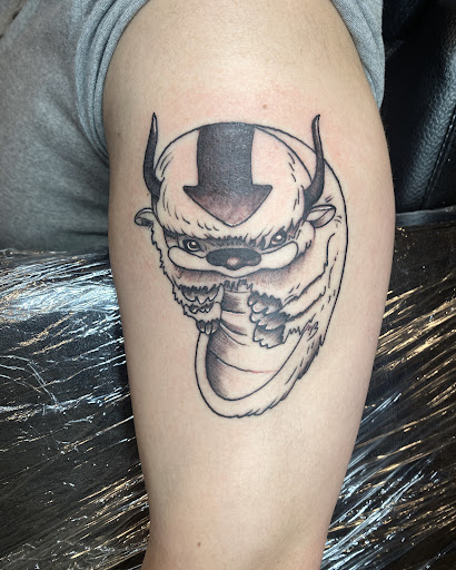 Explore neck tattoo ideas male, creative tattoo ideas in Towson, available at Rose & Dagger Art Studio