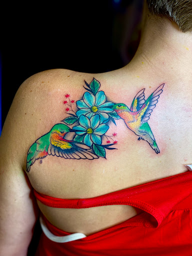 Explore army sleeve tattoo ideas, creative tattoo ideas in Modesto, available at Inkwell Tattoo