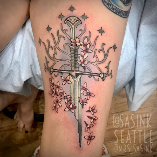 Explore ideas for spine tattoos, creative tattoo ideas in Seattle, available at West Seattle Tattoo