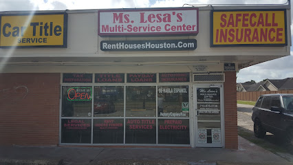 MS LESA'S TAX SERVICE