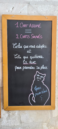 La compagnie des chats à Avignon menu