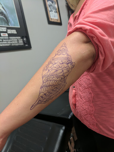 Explore womens shoulder tattoo ideas, creative tattoo ideas in Toms River, available at The Daruma Tattoo & Piercing Company
