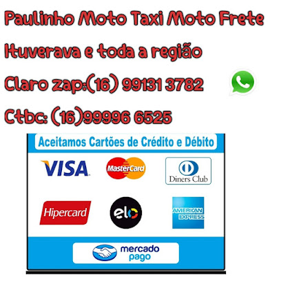 Paulinho Moto taxi Moto Frete Ituverava SP