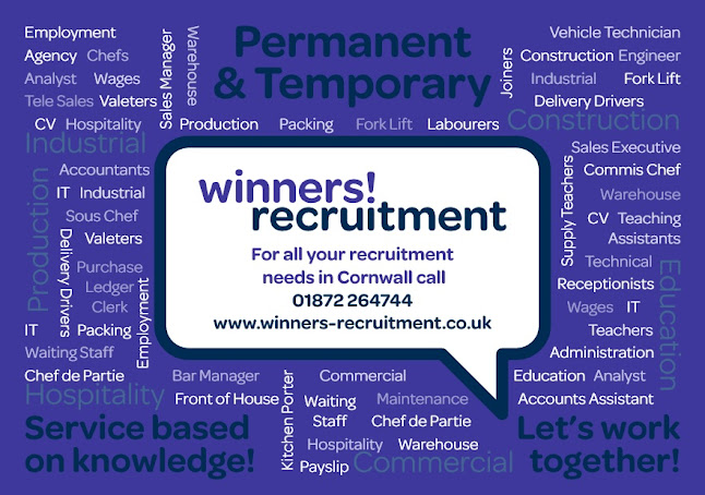 Reviews of Winners Recruitment Ltd in Truro - Employment agency