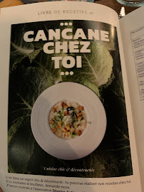 Restaurant gastronomique Cancan à Rouen (le menu)
