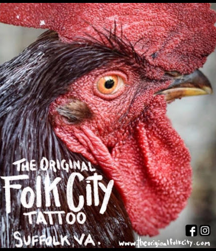 Tattoo Shop «Folk City Tattoo», reviews and photos, 3235 Bridge Rd, Suffolk, VA 23435, USA