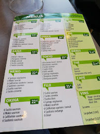 Menu du Wasabi Sushi Bar à Nîmes