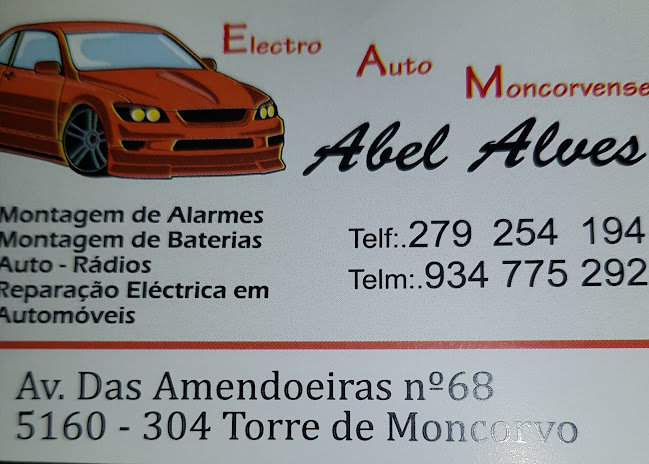 Avaliações doElectroauto Moncorvense Abel Alves em Torre de Moncorvo - Oficina mecânica