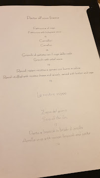 La Carbonara à Rome menu