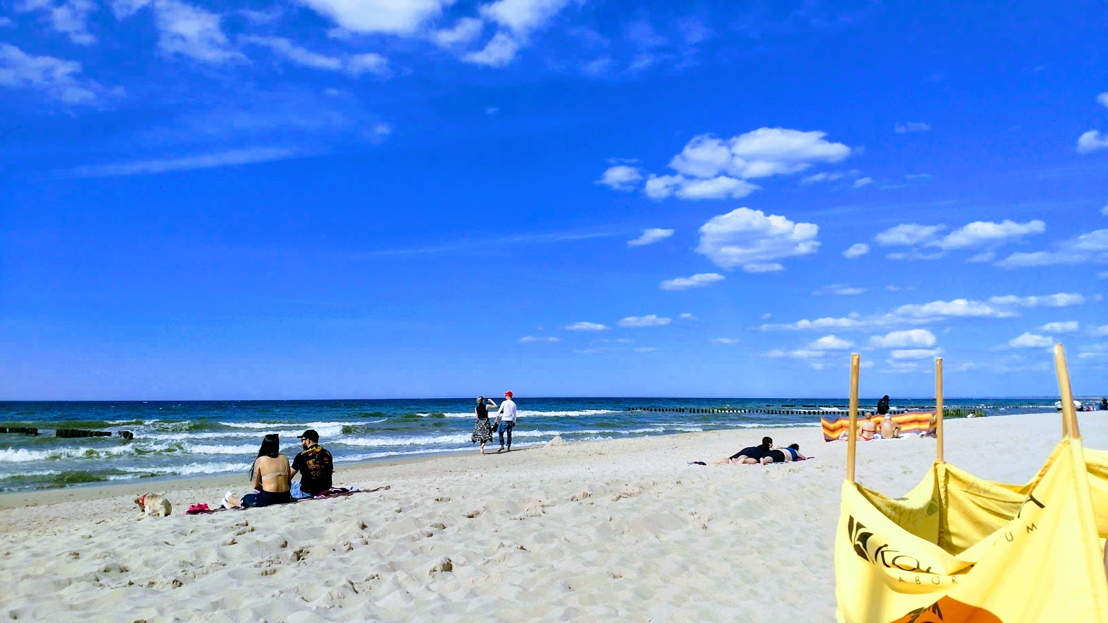 Foto de Mielno Beach y el asentamiento