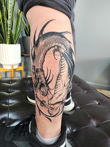 Explore mad hatter tattoo ideas, creative tattoo ideas in Fort Wayne, available at Studio 13 Tattoo