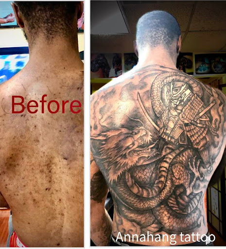 Explore dog print tattoo ideas, creative tattoo ideas in Garden Grove, available at Anna Hang Tattoo