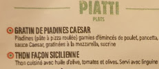 Del Arte à Saint-Sébastien-sur-Loire menu