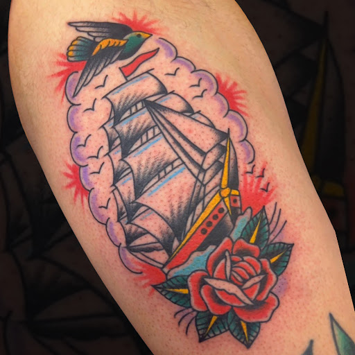 Explore digimon tattoo ideas, creative tattoo ideas in Fort Worth, available at Pink Cobra Tattoo