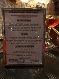 Le Bouchon Bordelais à Bordeaux menu