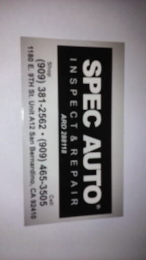 Spec Auto Inspect and Repair